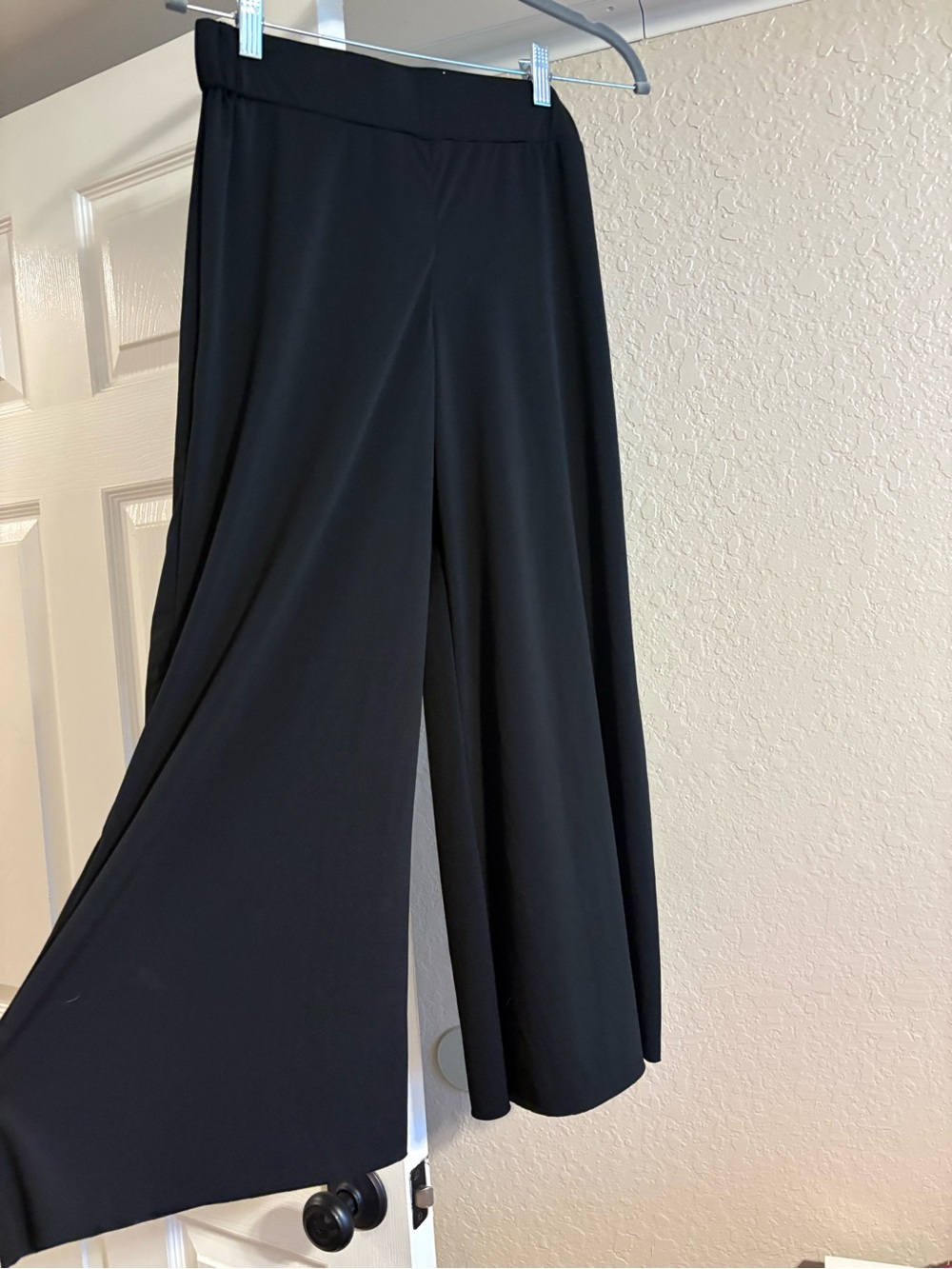 Dance Crop Pants - Women's Black Wide Leg Palazzo Pants